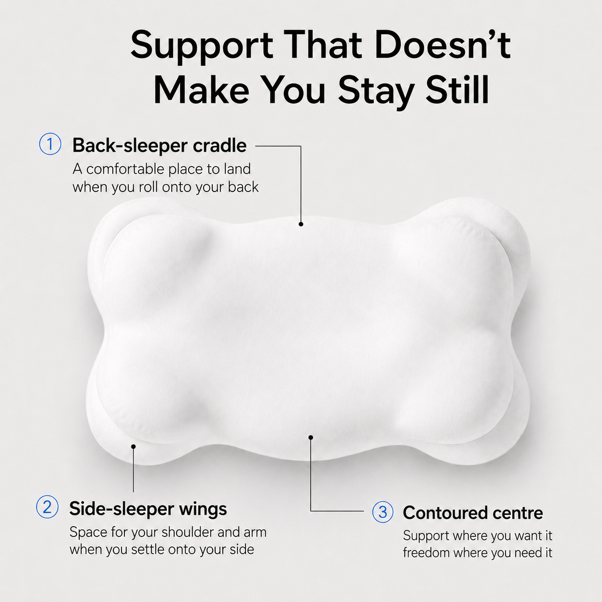 Comfi Club Flow Pillow