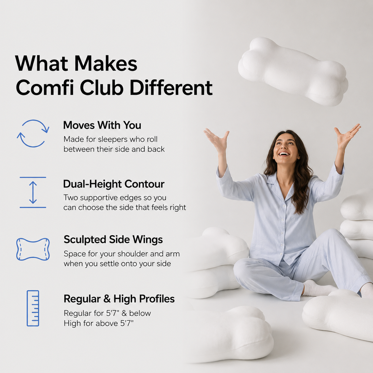 Comfi Club Flow Pillow
